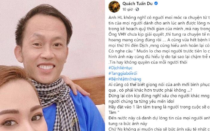 NSƯT Hoài Linh mắc ung thư tuyến giáp, loạt sao Việt nói gì?