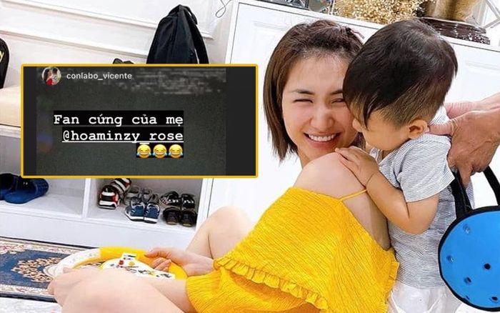 Hòa Minzy tự hào khoe con trai là fan cứng, mới nghe nhạc đệm đã biết bài gì
