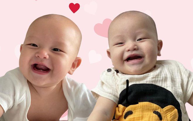 Cậu Út Leon đã biết gọi 'mẹ', thế nhưng đang chơi thì đột nhiên làm điều hài hước này