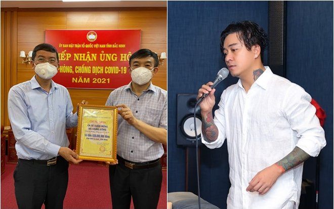 Tuấn Hưng chính thức gửi số tiền gần 1 tỷ 3 đến tận tay bà con Bắc Giang - Bắc Ninh chống dịch Covid