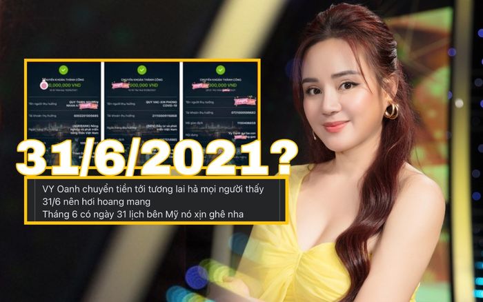 Khoe việc đóng góp từ thiện, Vy Oanh 'gây lú' vì 'quyền năng' chuyển tiền đến tương lai?