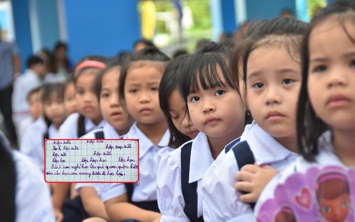 Nghỉ học vì dịch Covid- 19 đã lâu, học trò lớp 1 đưa 'tâm tư' vào trong bài tập khiến dân mạng cười ngất