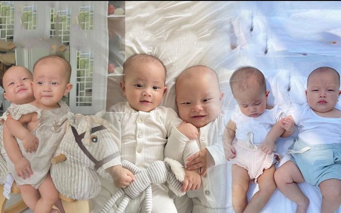 Lisa - Leon liên tục được mẹ Hà Hồ diện đồ đôi, vừa xinh yêu lại thêm gắn bó