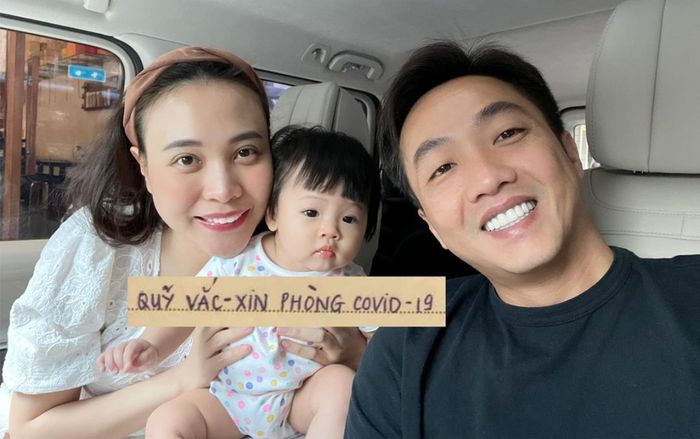 Vợ chồng Cường Đô La - Đàm Thu Trang ủng hộ 500 triệu 'tiếp sức' quỹ mua vaccine phòng chống COVID-19