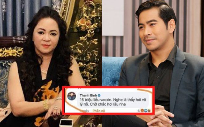 Diễn viên Thanh Bình gây tranh cãi vì có ý mỉa mai bà Phương Hằng