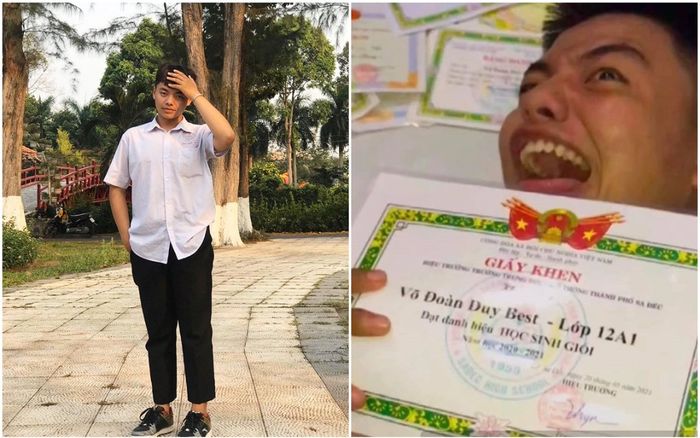 Nam sinh Võ Đoàn Duy Best với loạt thành tích xuất sắc khiến dân tình xuýt xoa: Đúng là tên vận vào người