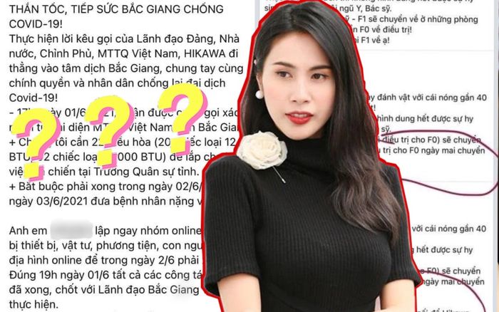 Xôn xao nghi vấn Thuỷ Tiên 'nhận vơ' việc lắp đặt 22 máy lạnh cho đội ngũ y bác sĩ Bắc Giang?