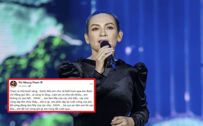 Phi Nhung chính thức lên tiếng sau ồn ào: 'Sân si gì, em phải tập lại cuộc sống của em'