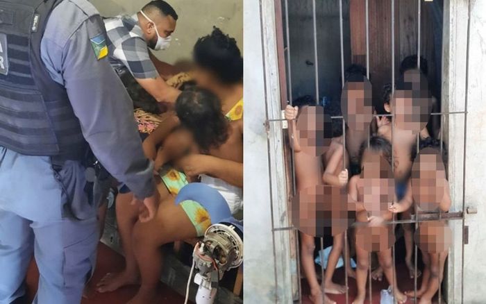 7 đứa trẻ đói khát, không quần áo bị nhốt trong căn nhà nhếch nhác, câu chuyện thật phía sau gây sốc