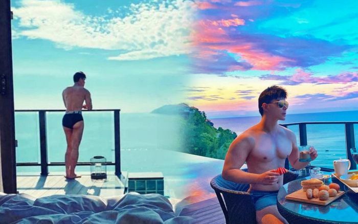 Nathan Lee mặc quần bơi nhỏ xíu khoe vòng 3 căng đét, liệu có 'át vía' dàn mỹ nhân Vbiz