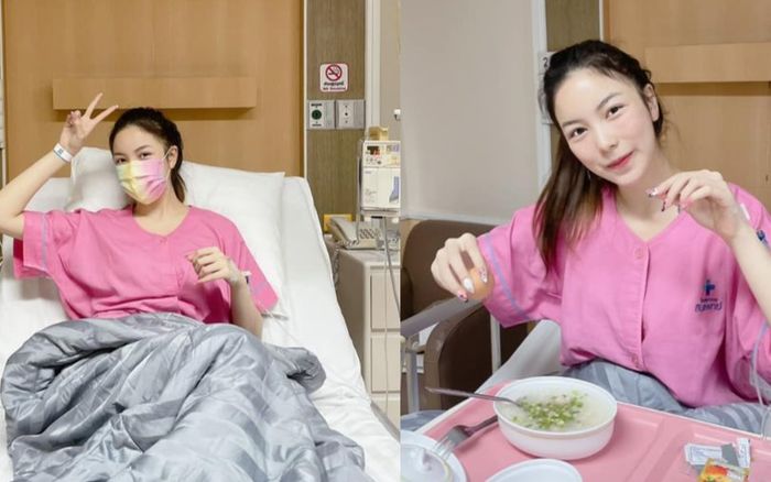Nữ diễn viên 'Cô vịt xấu xí' Mook Worranit lên cơn co giật vì dị ứng, phải nhập viện điều trị gấp