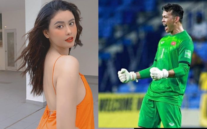 Phản ứng của thủ môn Bùi Tấn Trường khi được Trương Quỳnh Anh 'nói lời yêu'