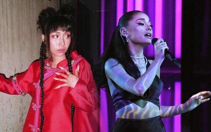 'Ái nữ' nhà Diva Mỹ Linh - Mỹ Anh bắn highnote đọ sức cùng Ariana Grande trong siêu hit Save Your Tears