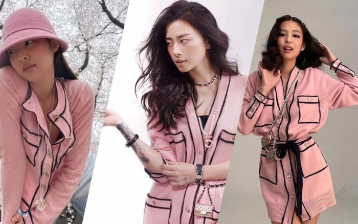 Ngô Thanh Vân chả hề lép vế khi mặc áo cardigan đụng hàng Jennie Black Pink