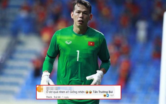 Bị 'chê ở dơ', thủ môn Tấn Trường có màn đáp trả siêu đáng yêu