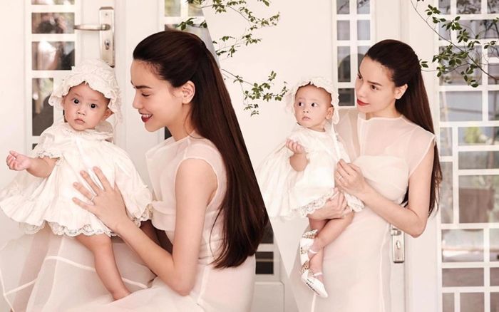 Ngẩn ngơ nhìn Lisa cùng mẹ Hà Hồ diện váy trắng tinh khôi hóa nàng thơ