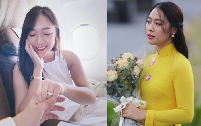 BTV VTV nổi tiếng với danh xưng 'nữ sinh tặng hoa Tổng thống Trump' bất ngờ được cầu hôn trên máy bay