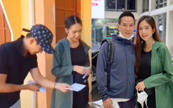 Fan khui clip vợ chồng Lý Hải trao tiền từ thiện: Đưa bằng hai tay, 'của cho không bằng cách cho' là đây!