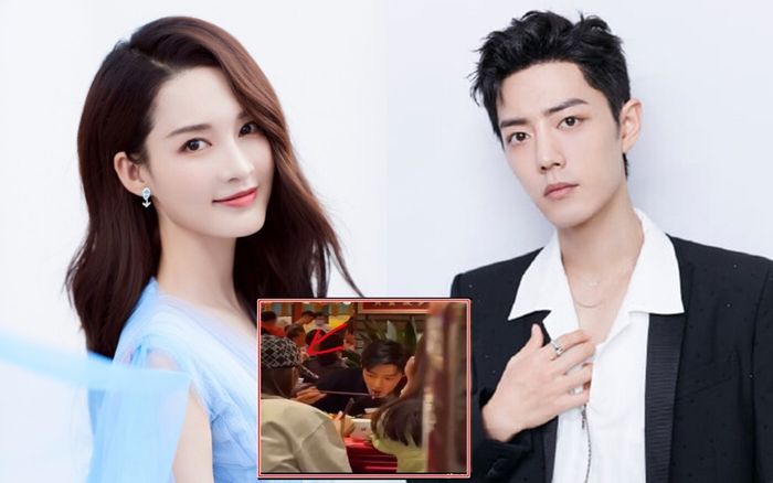 Đoàn kịch 'Như mộng chi mộng' mở tiệc liên hoan, Lý Thấm có mặt chúc mừng Tiêu Chiến