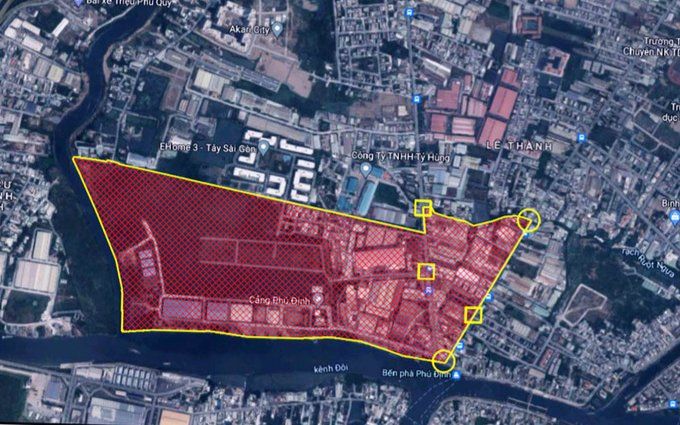 Đề xuất giãn cách xã hội theo Chỉ thị 16 một khu phố ở quận 8