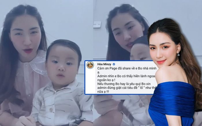 Hòa Minzy phản ứng gay gắt khi quý tử được tung hô thần đồng quá 'lố'