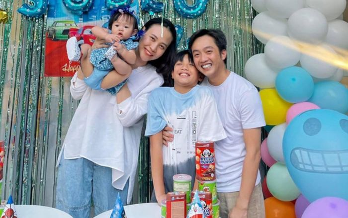 Đàm Thu Trang tổ chức sinh nhật cho Subeo, nói 1 câu chứng minh mối quan hệ mẹ kế - con chồng tốt đẹp