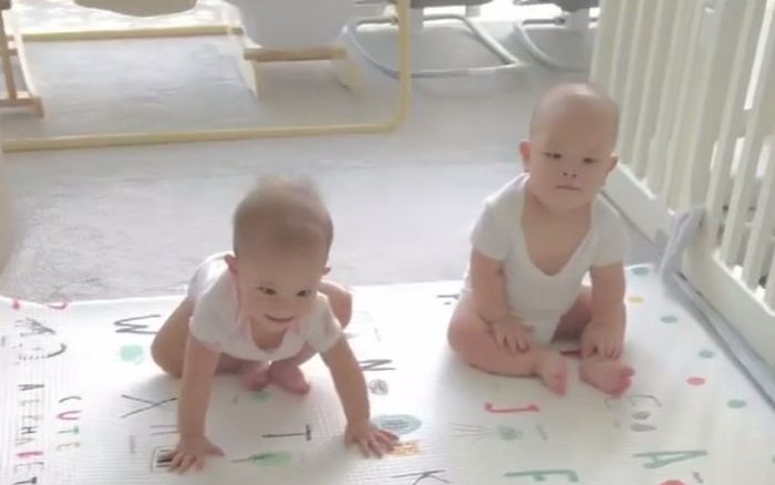 Hồ Ngọc Hà đăng clip Lisa - Leon thi bò với nhau: Kết quả khiến ai cũng 'ngã ngửa'