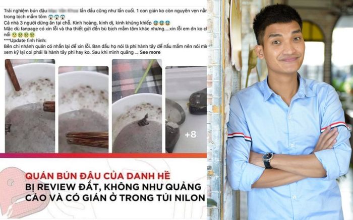 Mạc Văn Khoa lên tiếng xác nhận 'phốt' bún đậu mắm tôm có gián và bán giá cao... là có thật!