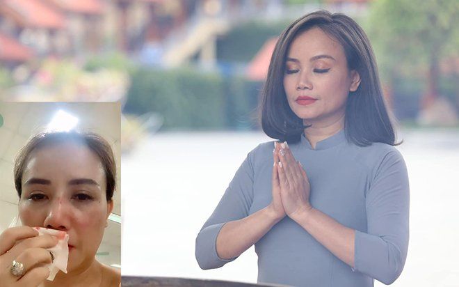 Diễn viên Hoàng Yến bị chồng cũ hành hung: 'Con gái cứ an ủi, vỗ về mẹ thôi'