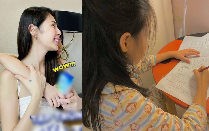 Thủy Tiên hiếm hoi để lộ nhan sắc con gái, chiếc mũi cao giống mẹ mới là điểm chú ý