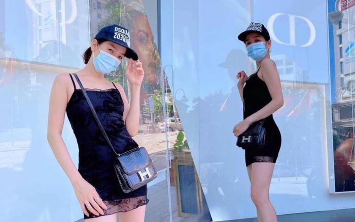 Lệ Quyên mặc váy ren siêu ngắn, khoe chân thon nhưng lại để lộ vòng 1 'màn hình phẳng'