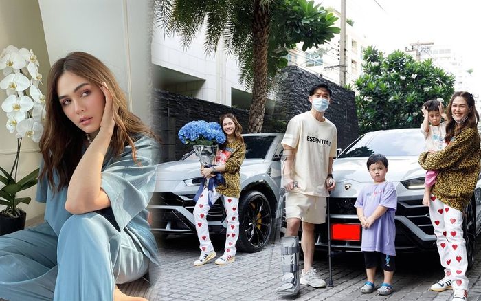 Mừng sinh nhật tuổi 40 'chị Đại' Chompoo Araya được chồng tỷ phú tặng siêu xe trị giá 17 tỷ