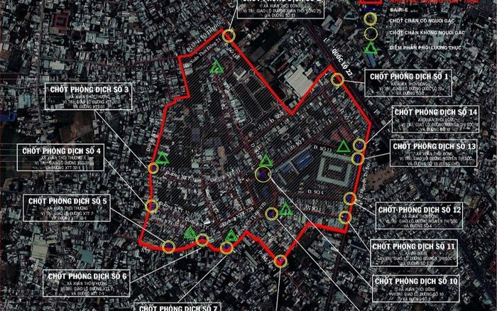 TP.HCM: Huyện Hóc Môn phong tỏa 3 khu vực từ 0h ngày 30/6 để phòng, chống dịch COVID-19
