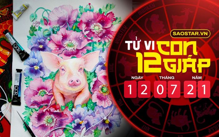 Tử vi thứ 2 ngày 12/7/2021 của 12 con giáp: Tý được ông tơ bà nguyệt gieo duyên, Hợi vượng tài lộc