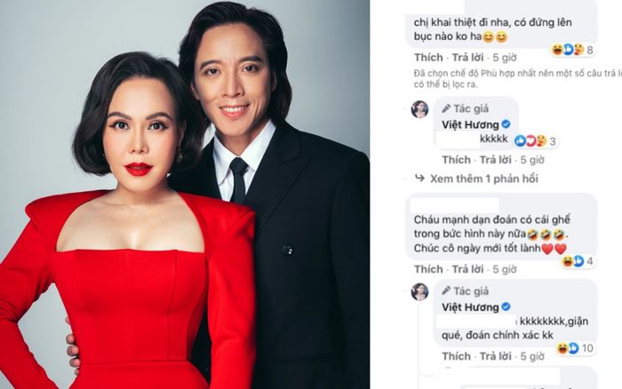 Đăng ảnh 'tình tứ' bên ông xã, Việt Hương bị netizen vào 'bóc phốt' điều này