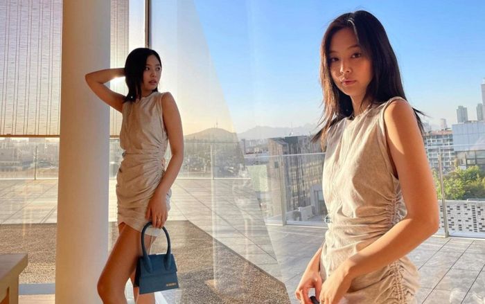 Jennie Black Pink mặc váy hiệu có thiết kế nhăn nhúm, kém xinh nhưng vẫn cháy hàng