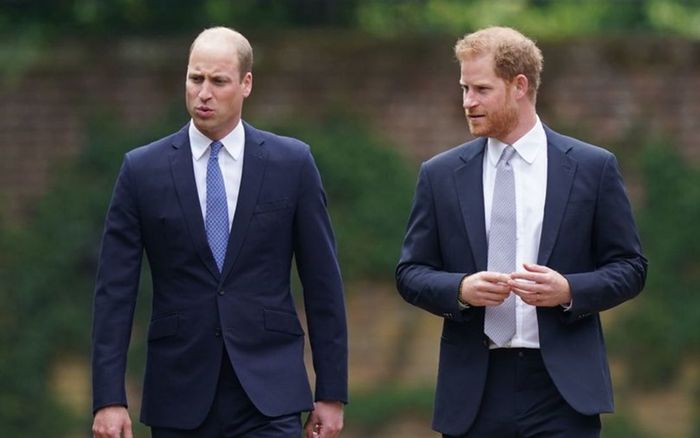 Hoàng tử Harry 'căng thẳng' khi xuất hiện cạnh anh trai trong lễ khánh thành tượng cố Công nương Diana