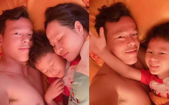 'Ông chú' Tấn Trường khoe ảnh 'giường chiếu' với bà xã sau bao ngày xa cách