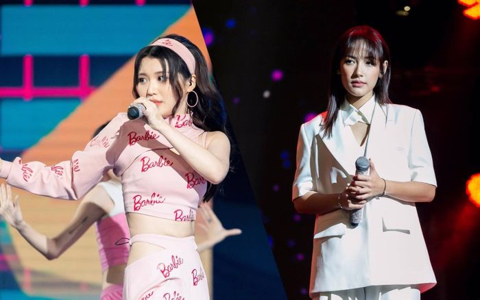 Han Sara diện cả set đồ Barbie, Cara nền nã với sắc trắng tại The Heroes