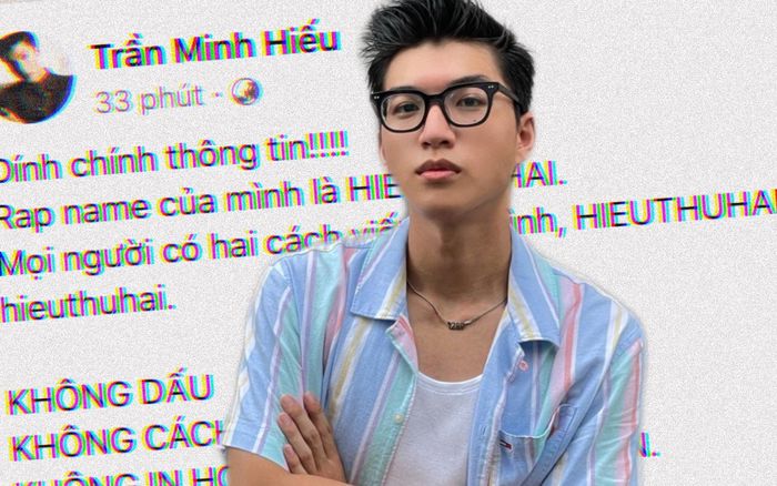 HIEUTHUHAI đính chính rap name, sẵn sàng block nếu ai cố tình viết sai tên