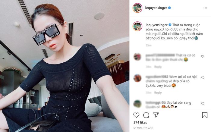 Lệ Quyên chia sẻ châm ngôn sống với chiếc áo 'mỏng manh', lần đầu để lộ mười mươi 'vòng một căng tràn'