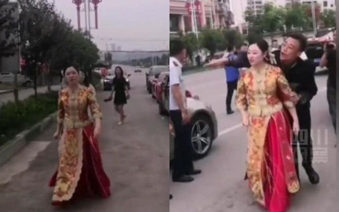 Thấy chồng bị hội bạn bắt nạt, cô dâu hùng hổ tới bảo vệ, thái độ của chú rể khiến nhiều người cười xỉu