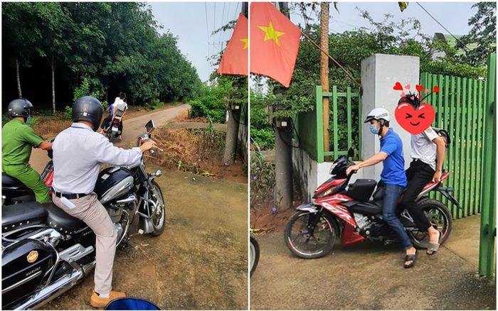 Nam sinh ngủ quên được công an và tình nguyện viên đến tận nhà gọi dậy, 'hộ tống' đến điểm thi