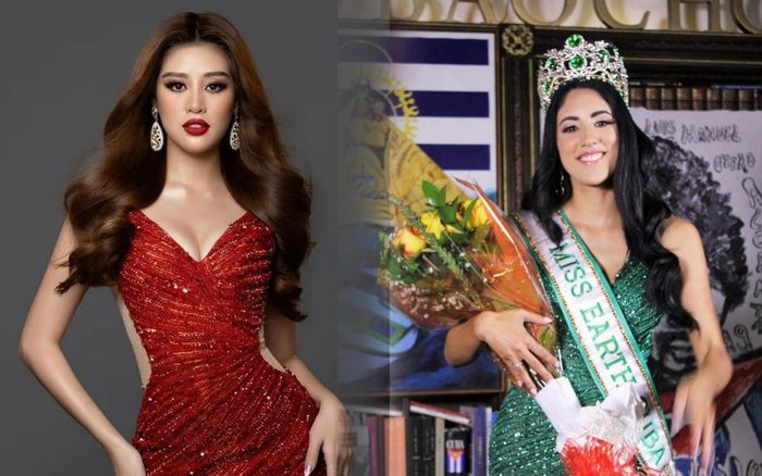 Miss Earth Cuba bị NTK Việt tố mặc đầm nhái anh làm cho Khánh Vân