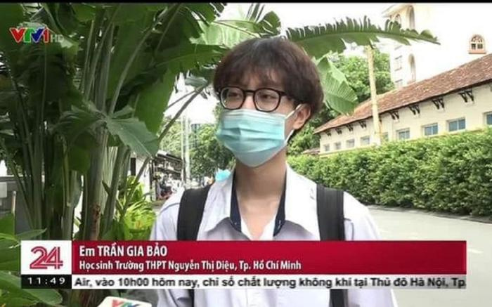 Xuất hiện vài giây trên sóng VTV24, nam sinh khiến hội chị em rần rần thích thú vì vẻ ngoài cực điển trai