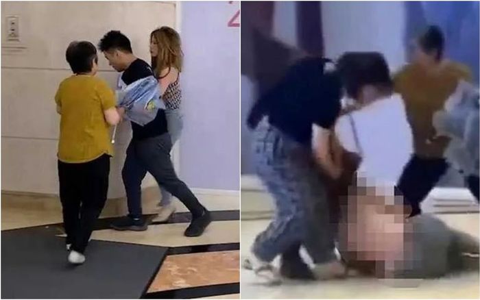 Đang tay trong tay với 'tiểu tam', gã chồng bị vợ và mẹ vợ bắt gặp, lao vào đánh ghen