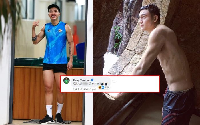 Văn Hậu khoe ảnh tập luyện, Đặng Văn Lâm liền nhắc nhở 'cất cái này vào em ơi'