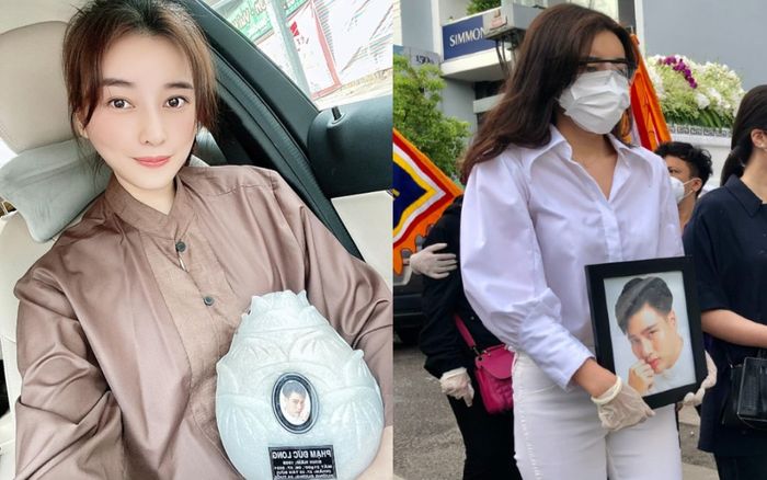 Xúc động khoảnh khắc Cao Thái Hà ôm tro cốt cố diễn viên Đức Long về nhà mới