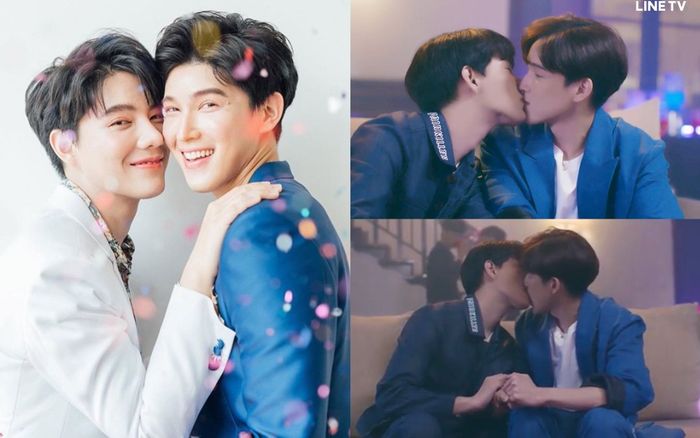 Cặp boylove Thái hẹn hò 9 năm cuối cùng cũng lộ cảnh hôn, ai ngờ lại ở... trên phim!