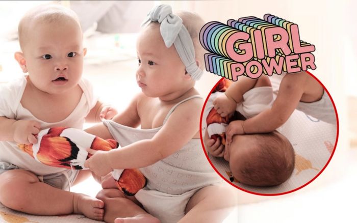 Sau bao lần bị ăn hiếp, Lisa nay đã vùng dậy 'véo mặt' Leon: Nhìn cậu út thấy mà thương!